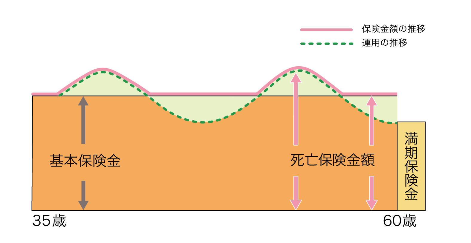 変額有期保険　運用が好調でない場合