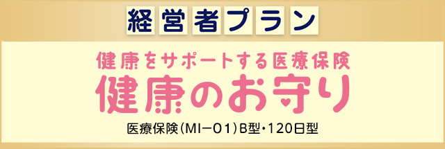 健康をサポートする医療保険 健康のお守り 経営者プラン